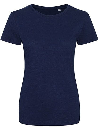 Girlie Slub T Slub Navy