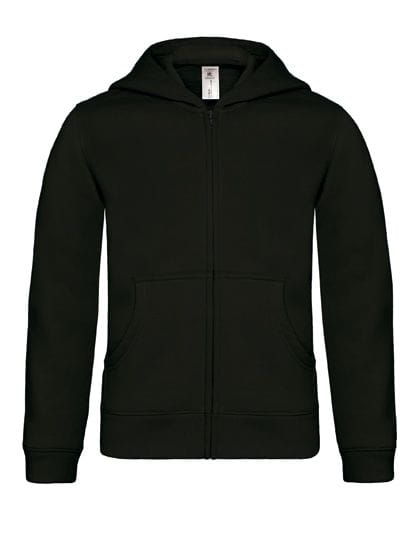 Hooded Full Zip Sweat / Kids Black