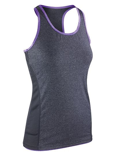 Women`s Stringer Back Marl Top Phantom Grey / Lavender