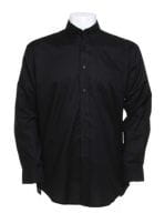 Men`s Classic Fit Workwear Oxford Shirt Long Sleeve Black