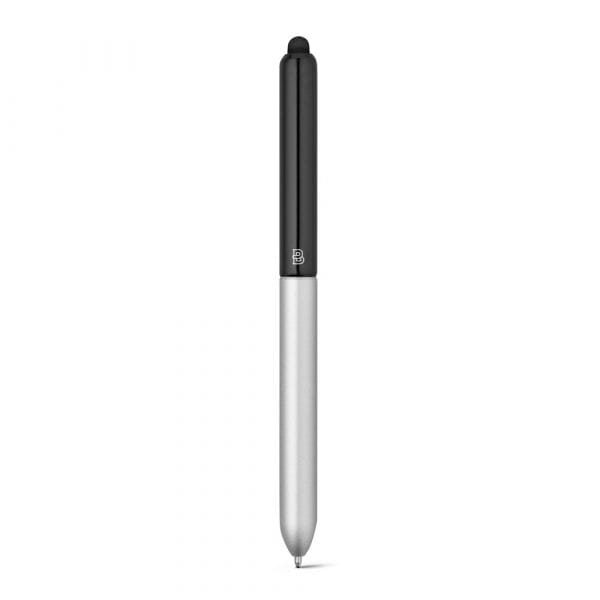 NEO. Kugelschreiber aus Aluminium mit Touchpen-Spitze Schwarz