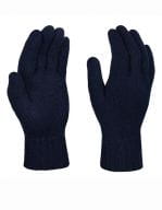 Knitted Gloves Navy