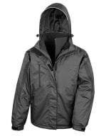 Men`s 3-in-1 Journey Jacket with Soft Shell inner Black / Black