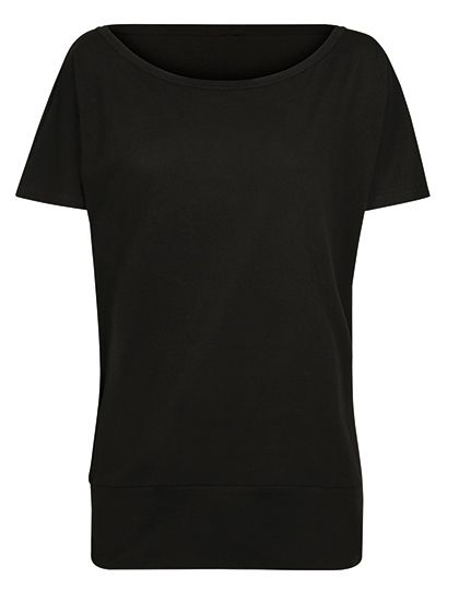 Ladies Batwing Tee Black