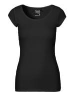 Ladies` Roundneck T-Shirt Black