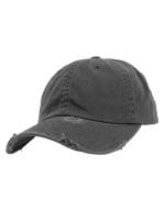 Low Profile Destroyed Cap Dark Grey