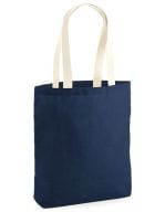 Unlaminated Jute Bag Navy / Natural