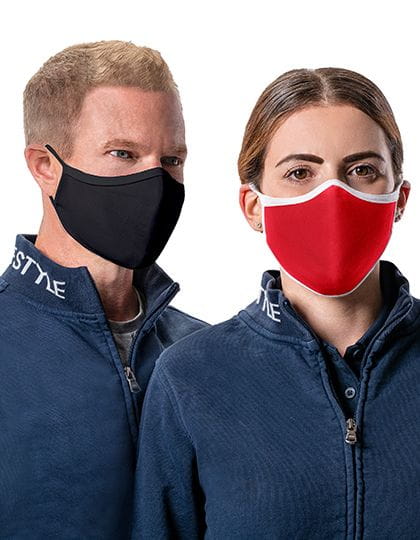 Premium Mund-Nasen-Maske (AFNOR Standard zertifiziert; 3er Set)