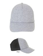 Dodge Cap Grey Melange / Dark Grey (Solid)