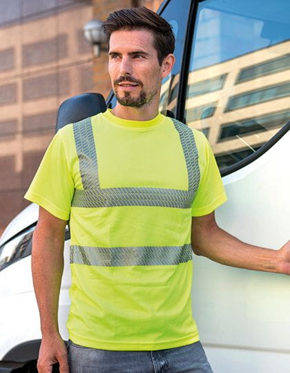 Hi-Viz Broken Reflective T-Shirt EN ISO 20471