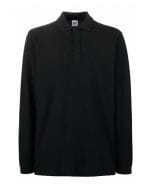 Premium Long Sleeve Polo Black