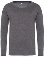 Girlie Fashion Sweat Charcoal (Heather)