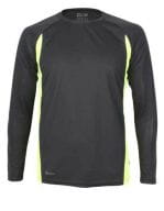 Racer Longsleeve Tech Tee Black / Neon Yellow