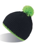 Peak Hat Black / Green Fluo