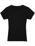 The 100 Girlie T Deep Black