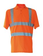 Hi-Viz Polo Shirt Basic EN ISO 20471 Signal Orange
