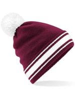 Burgundy / White