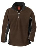 Tech3 Sport Fleece Top Coffee(Olive) / Black