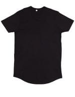 Men`s Organic Long Length T Black