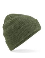 Organic Cotton Beanie Olive Green