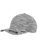 Stripes Melange Flexfit Cap Black / Heather Grey