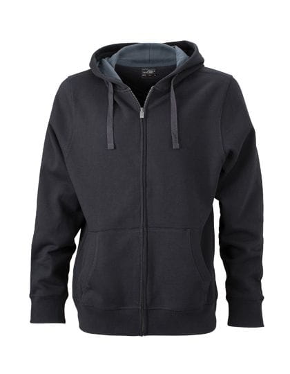 Men`s Hooded Jacket Black / Carbon