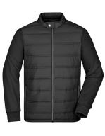 Men's Hybrid Sweat Jacket Black