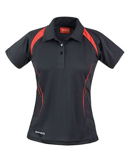 Ladies` Team Spirit Polo Black / Red