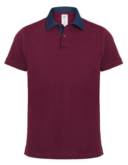 Polo DNM Forward /Men Denim / Burgundy