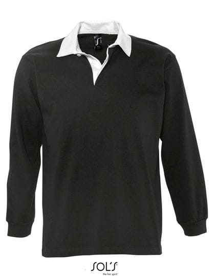 Men´s Rugbyshirt Pack Black / White