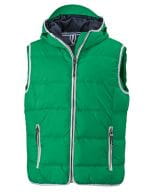 Men`s Maritime Vest Irish Green / White