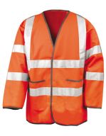 Lightweight Safety Jacket Fluorescent Orange