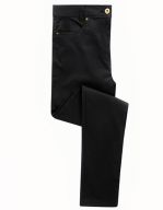 Ladies` Performance Chino Jeans Black