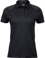 Womens Luxury Sport Polo Black