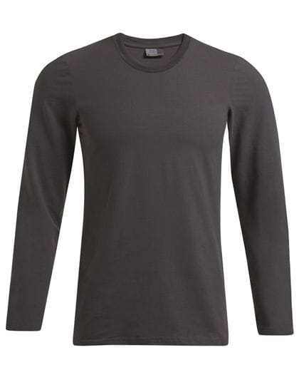 Men`s Slim Fit-T Longsleeve Black