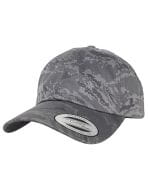 Low Profile Digital Camo Cap Black