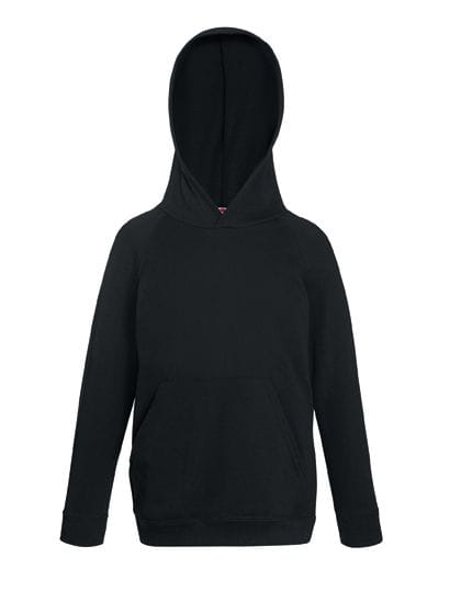 Kids Lightweight Hooded Sweat Black