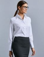 Ladies` Long Sleeve Tailored Ultimate Non-Iron Shirt