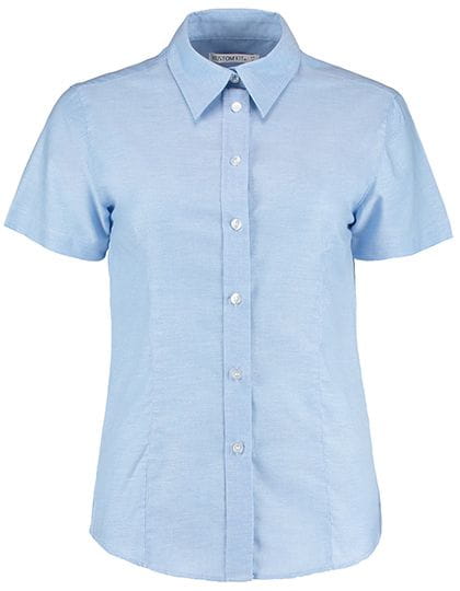 Women`s Tailored Fit Workwear Oxford Shirt Short Sleeve