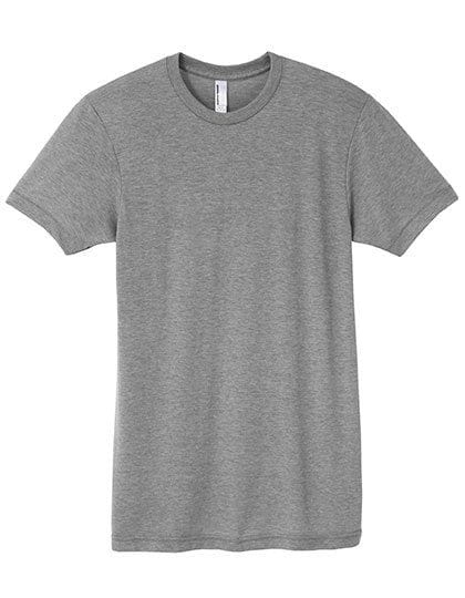 Unisex Tri-Blend Track T-Shirt Athletic Grey
