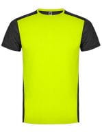 Zolder T-Shirt Fluor Yellow 221 / Heather Black 243