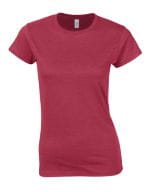 Softstyle® Ladies` T- Shirt Antique Cherry Red (Heather)