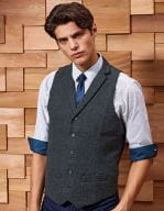 Mens Herringbone Waistcoat