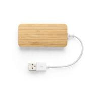 MOSER. USB HUB aus Bambus Natur