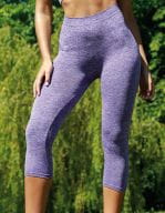 Ladies Seamless Cropped Leggings