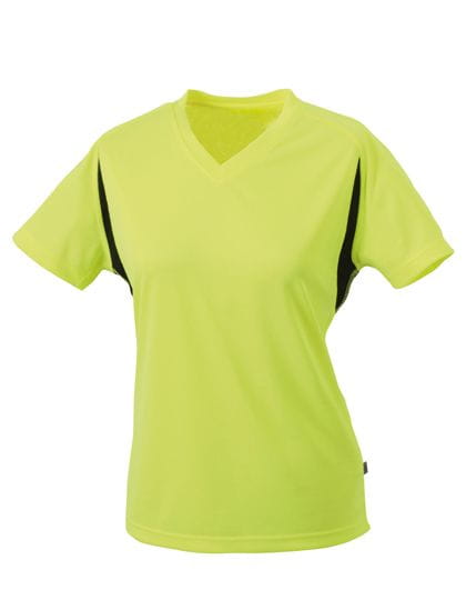 Ladies` Running-T Fluo-Yellow / Black