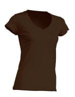 Ladies` V-Neck Sicilia Chocolate