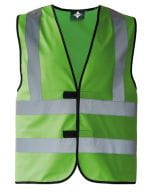 Safety Vest with four Reflectors EN ISO 20471 Green