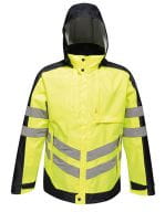 Hi-Vis Pro Insulated Jacket Yellow / Navy