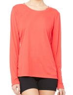 Women`s Performance Long Sleeve Tee Sport Red